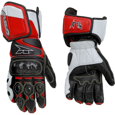 AXO KK4-R Men's Leather Street Bike Motorcycle Gloves