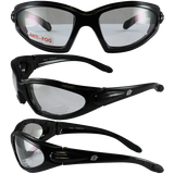 Birdz Eyewear Quail Padded Motorcycle Glasses
