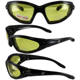 Birdz Eyewear Quail Padded Motorcycle Glasses