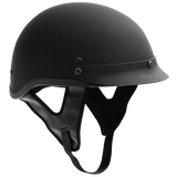 Fuel Helmets Half Helmet (Flat Black Medium)