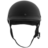 Fuel Helmets Half Helmet (Flat Black Medium)